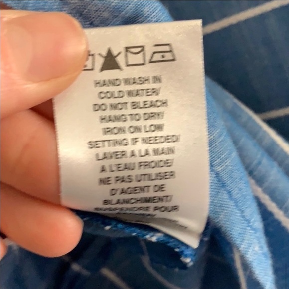 NWT Koy Resort Blue Striped Dress Size Medium - Picture 7 of 7